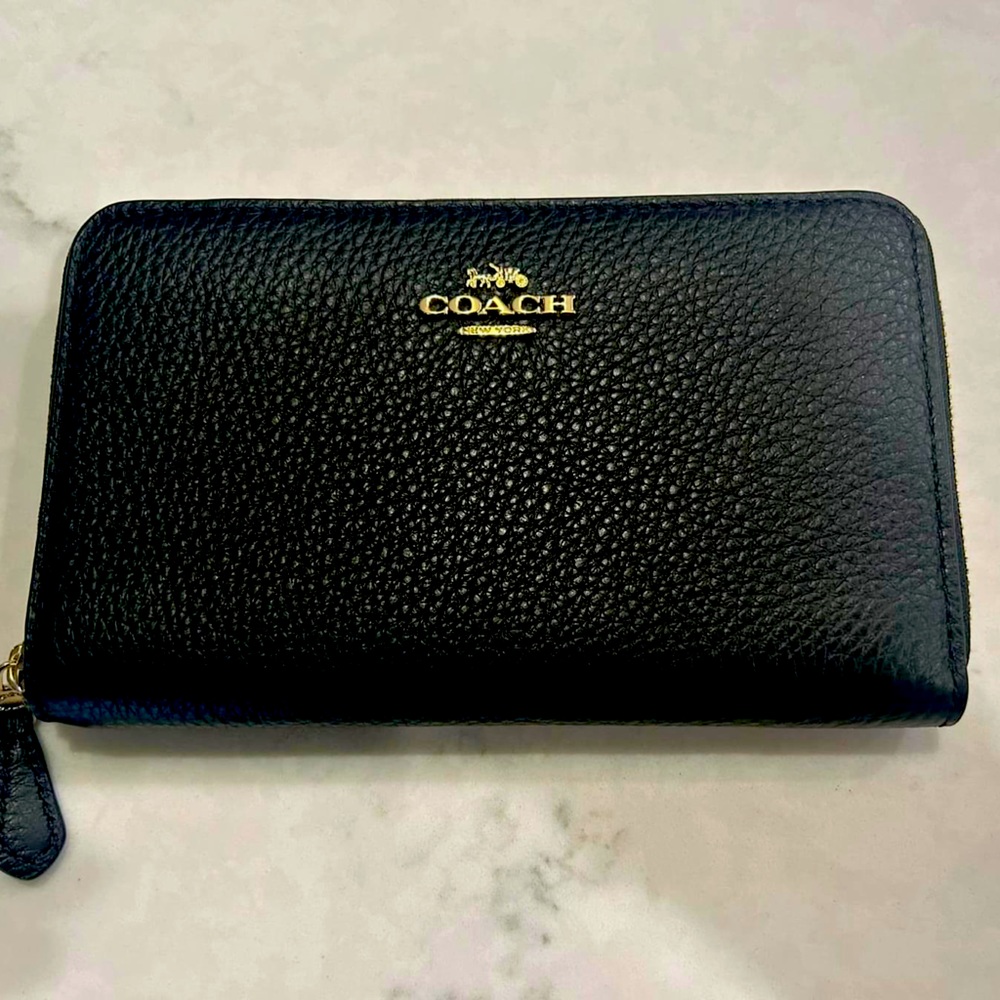 Brand new black Coach wallet